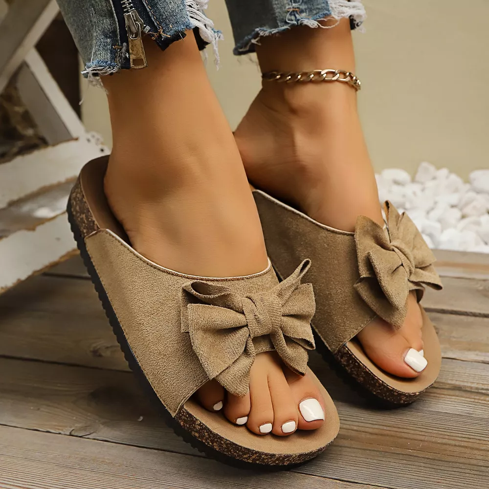 Comfortable Bow Decor Casual Sandals, image 11