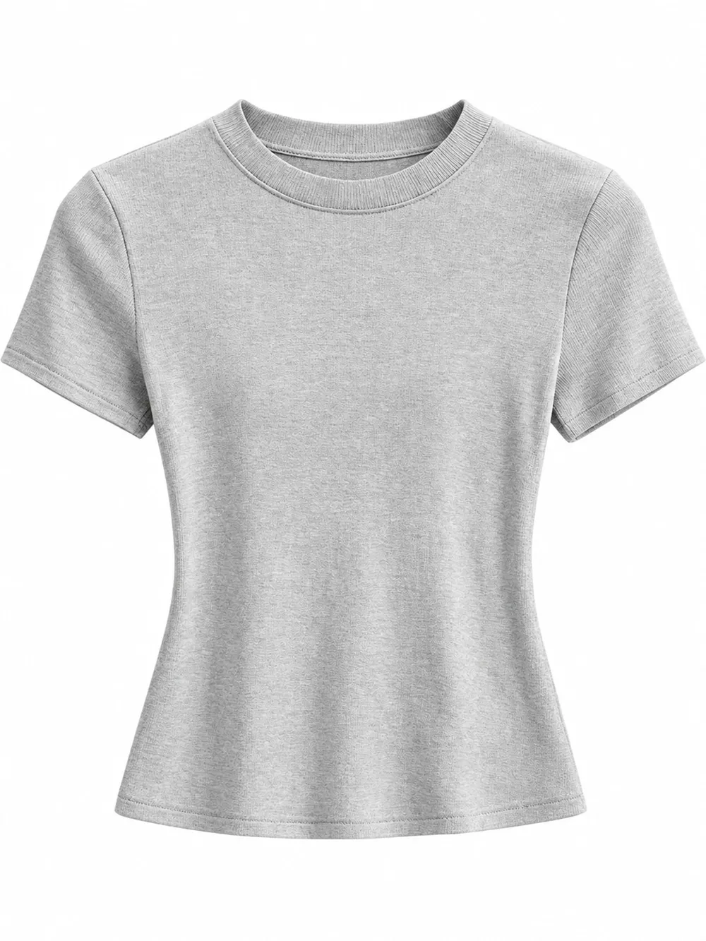 Slim-Fit Crew Neck Basic T-Shirt, image 16