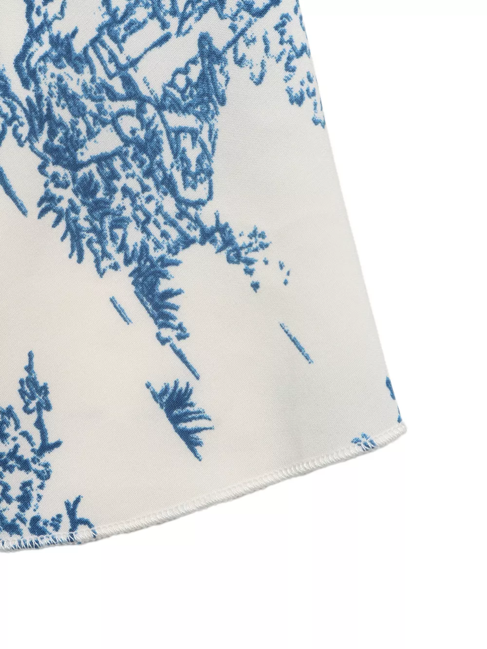 Floral Print Tie Front Ruffle Hem Cami, image 10