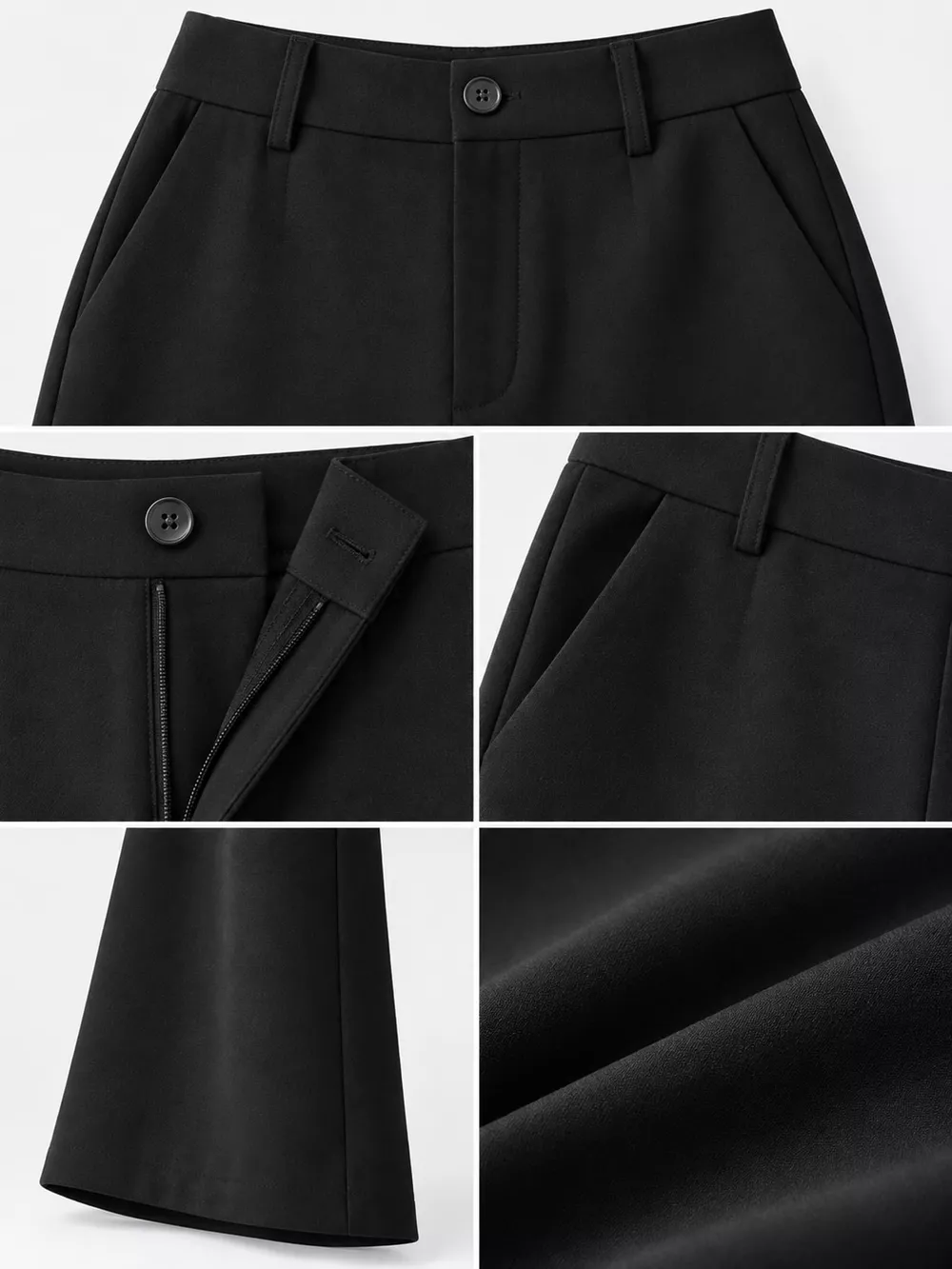 Full Size High-Waisted Slim-Fit Straight-Leg Pants Plus Size, image 10