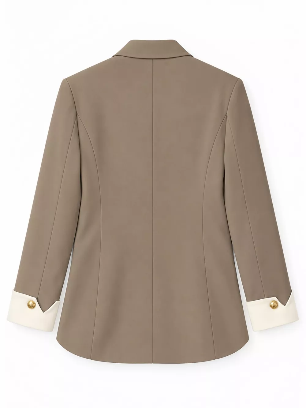 Full Size Single-Breasted Blazer with Gold Button Accents Plus Size, image 10