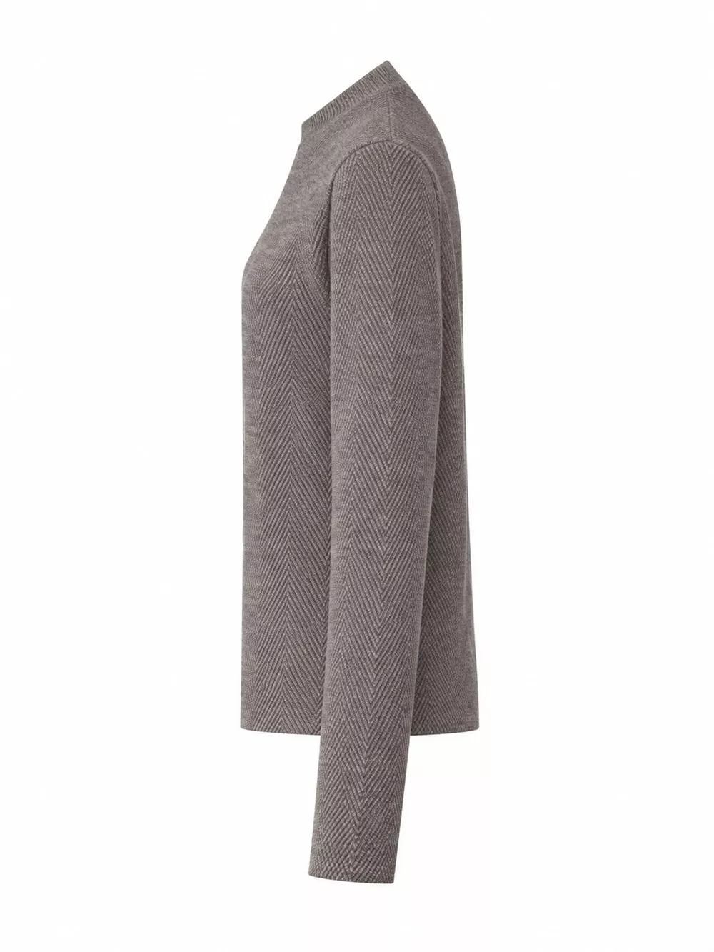 Textured Mock Neck Sweater, image 3