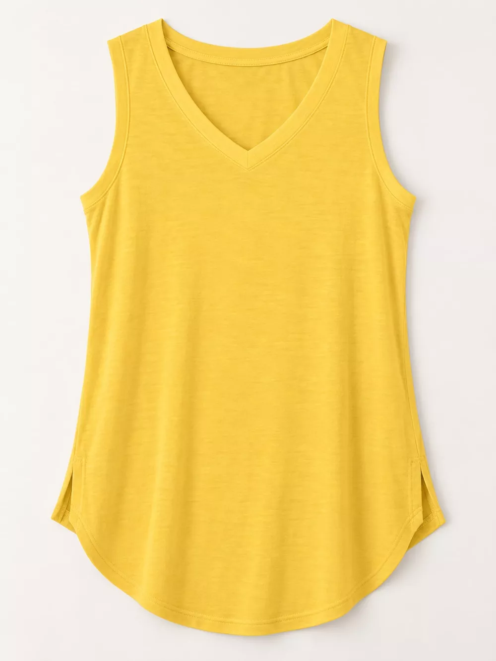 V-Neck Casual Loose Fit Tank Top, image 46