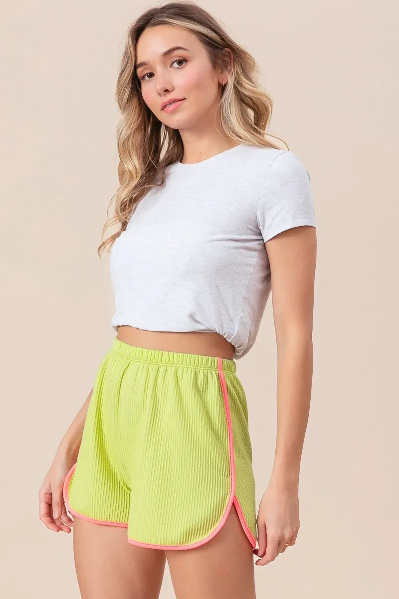 Cord Rib with Band Side Slit Shorts, image 17