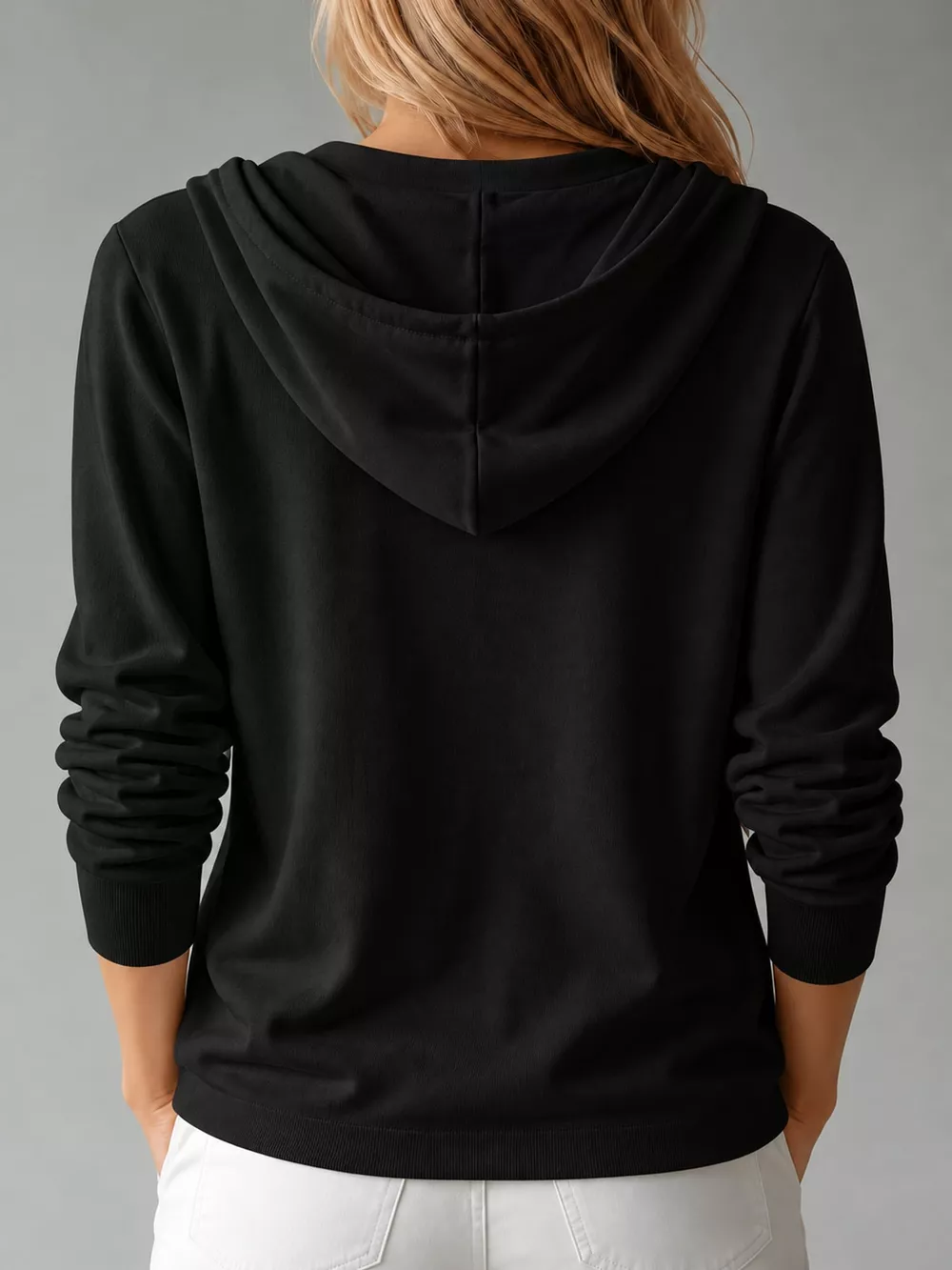 Lightweight Drawstring Hooded Cardigan, image 12