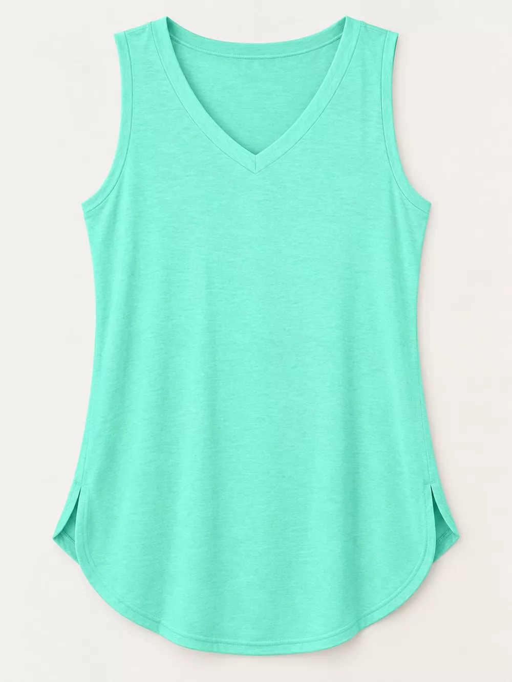 V-Neck Casual Loose Fit Tank Top, image 42