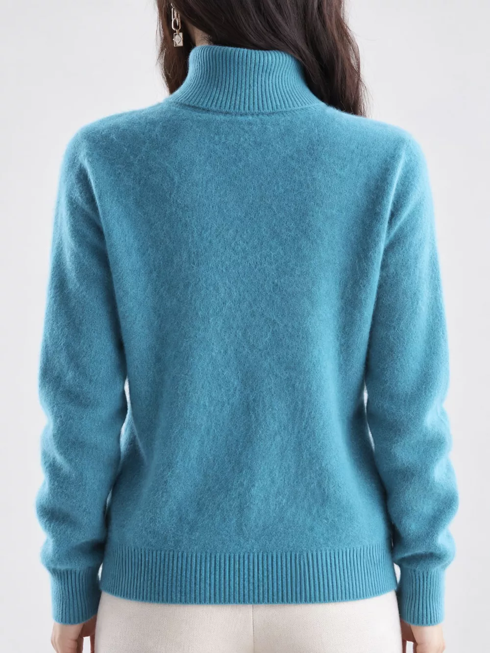 Full Size Turtleneck Long Sleeve Sweater Plus Size, image 51