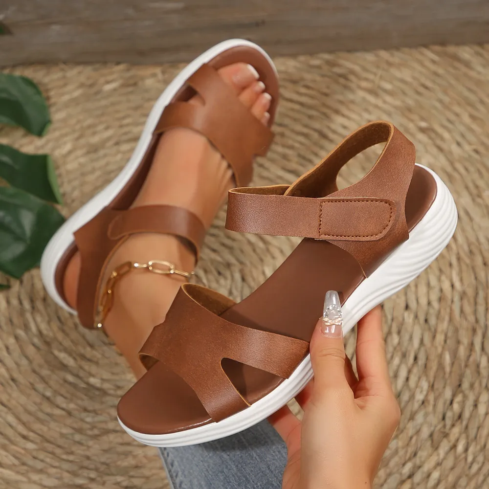 Open Toe Sandals with Ankle Strap, image 3