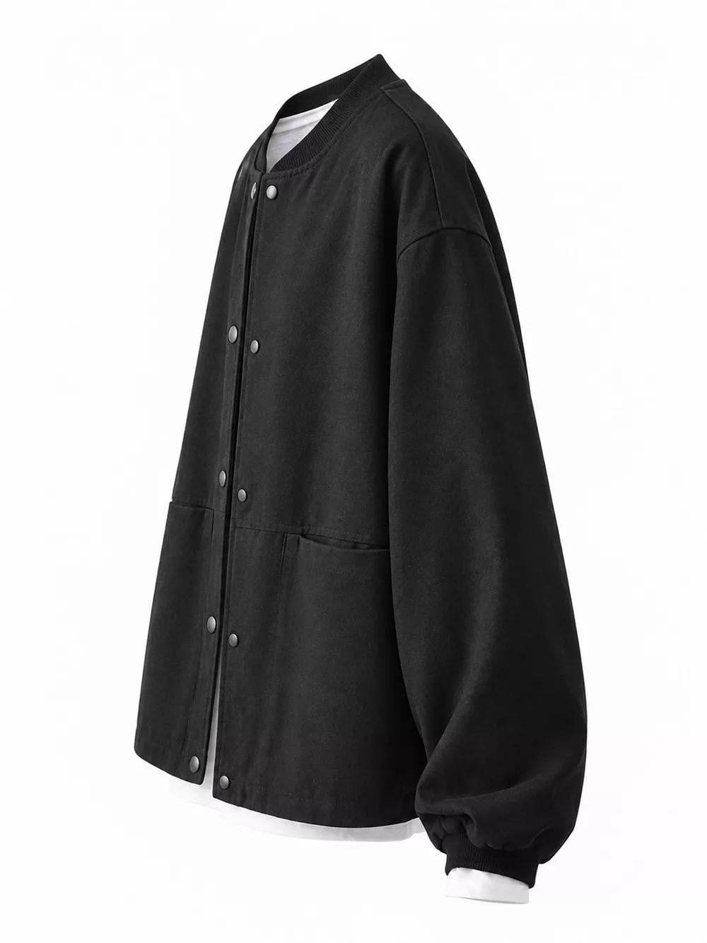 Snap Down Dropped Shoulder Jacket, image 11