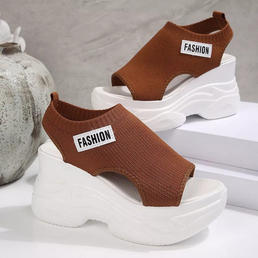 Open Toe Platform Wedge Sandals, image 12