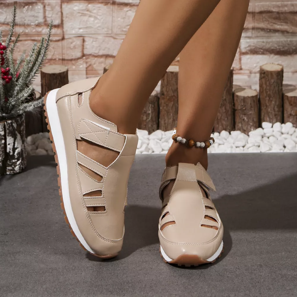 Round Toe Cutout Sandals, image 8