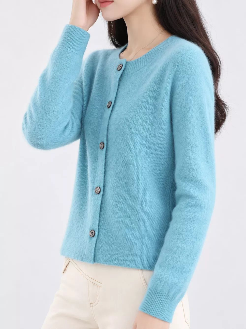 Button-Down Long Sleeve Cardigan, image 49