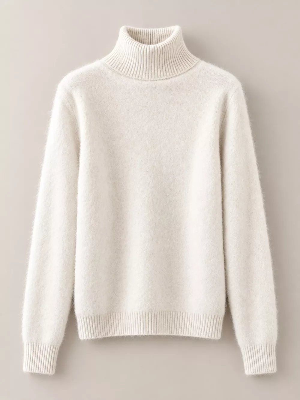 Full Size Turtleneck Long Sleeve Sweater Plus Size, image 4