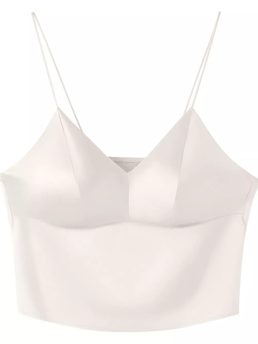 Satin V-Neck Cami, image 10