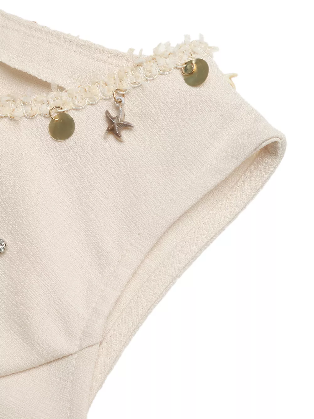 Embellished Sleeveless Top & Shorts Set, image 8