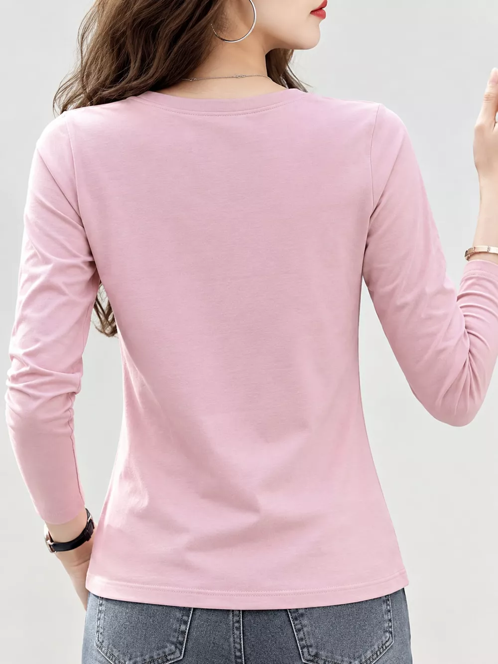 Full Size Crown Long Sleeve T-Shirt Plus Size, image 18