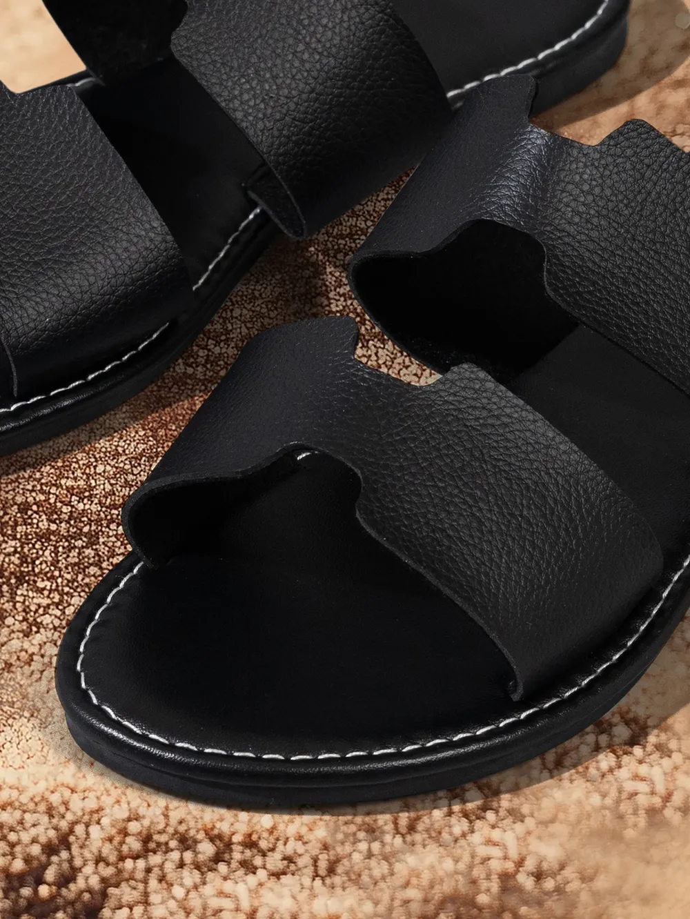 Open Toe Flats Sandals, image 3