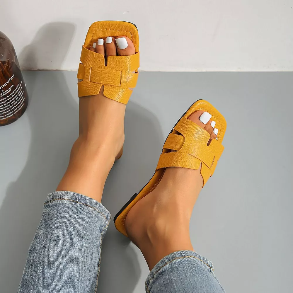 Woven Strap Flat Sandals, image 14