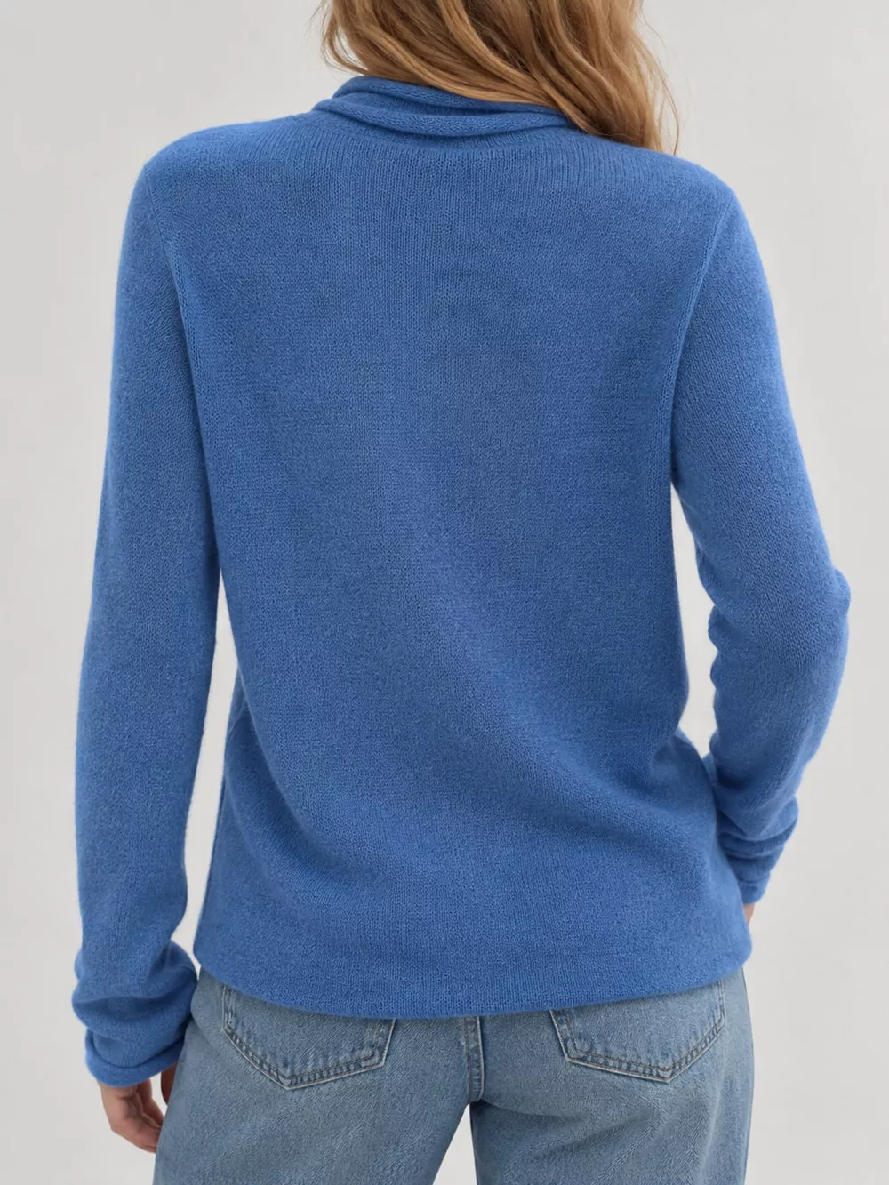 Sheer Turtleneck Knit Top, image 25