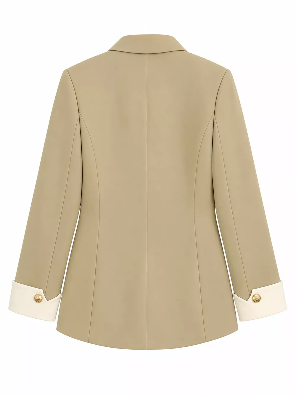 Full Size Single-Breasted Blazer with Gold Button Accents Plus Size, image 18