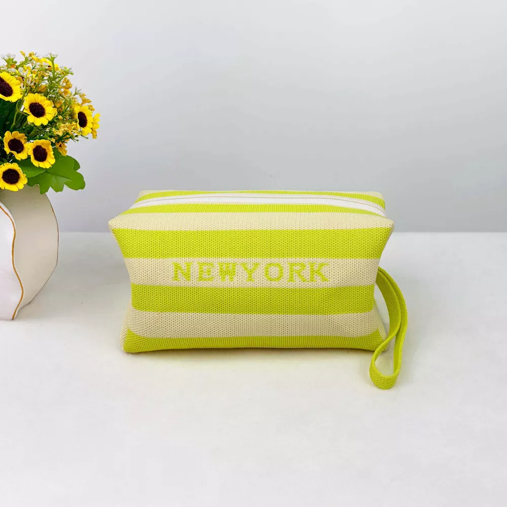 Striped Cosmetic Bag, image 2
