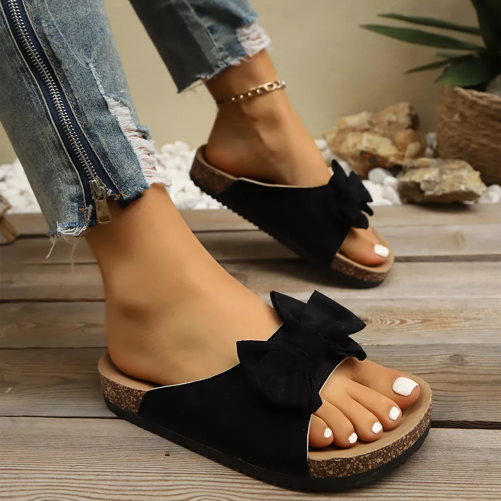 Comfortable Bow Decor Casual Sandals, image 7