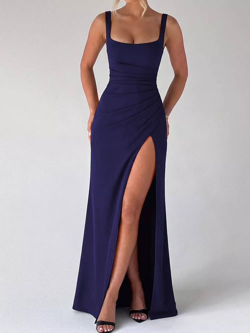 Sleeveless High-Slit Evening Maxi Dress, image 13