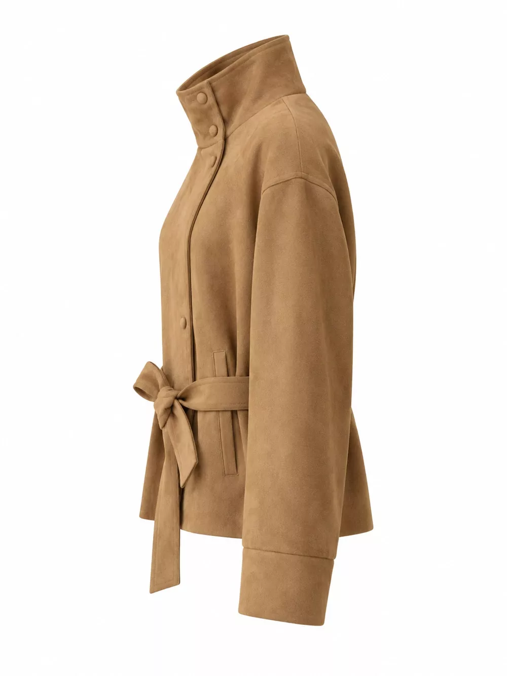 Long Sleeve Belted Jacket, image 2