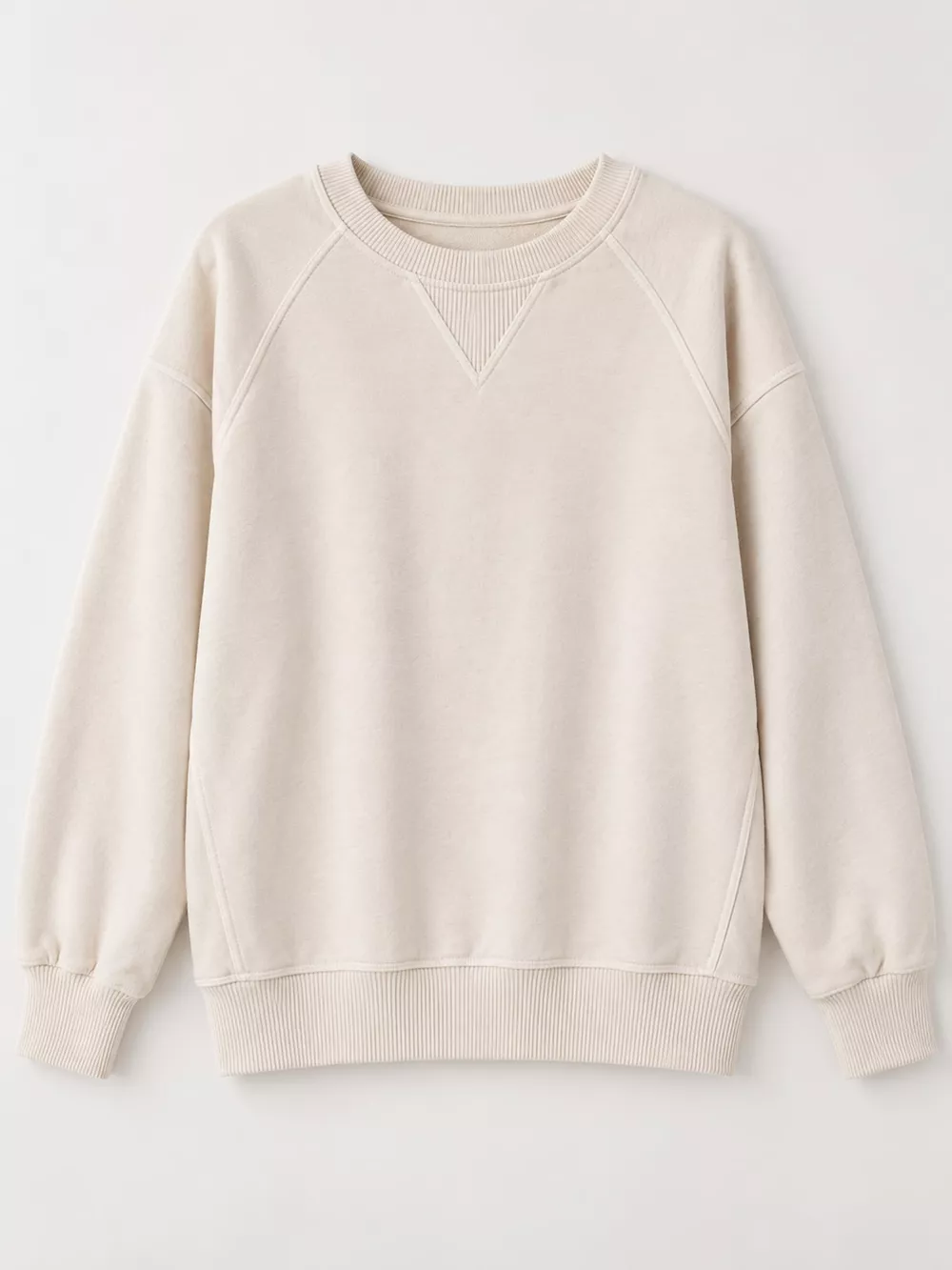 Crew Neck Raglan Sleeve Sweatshirt, image 22