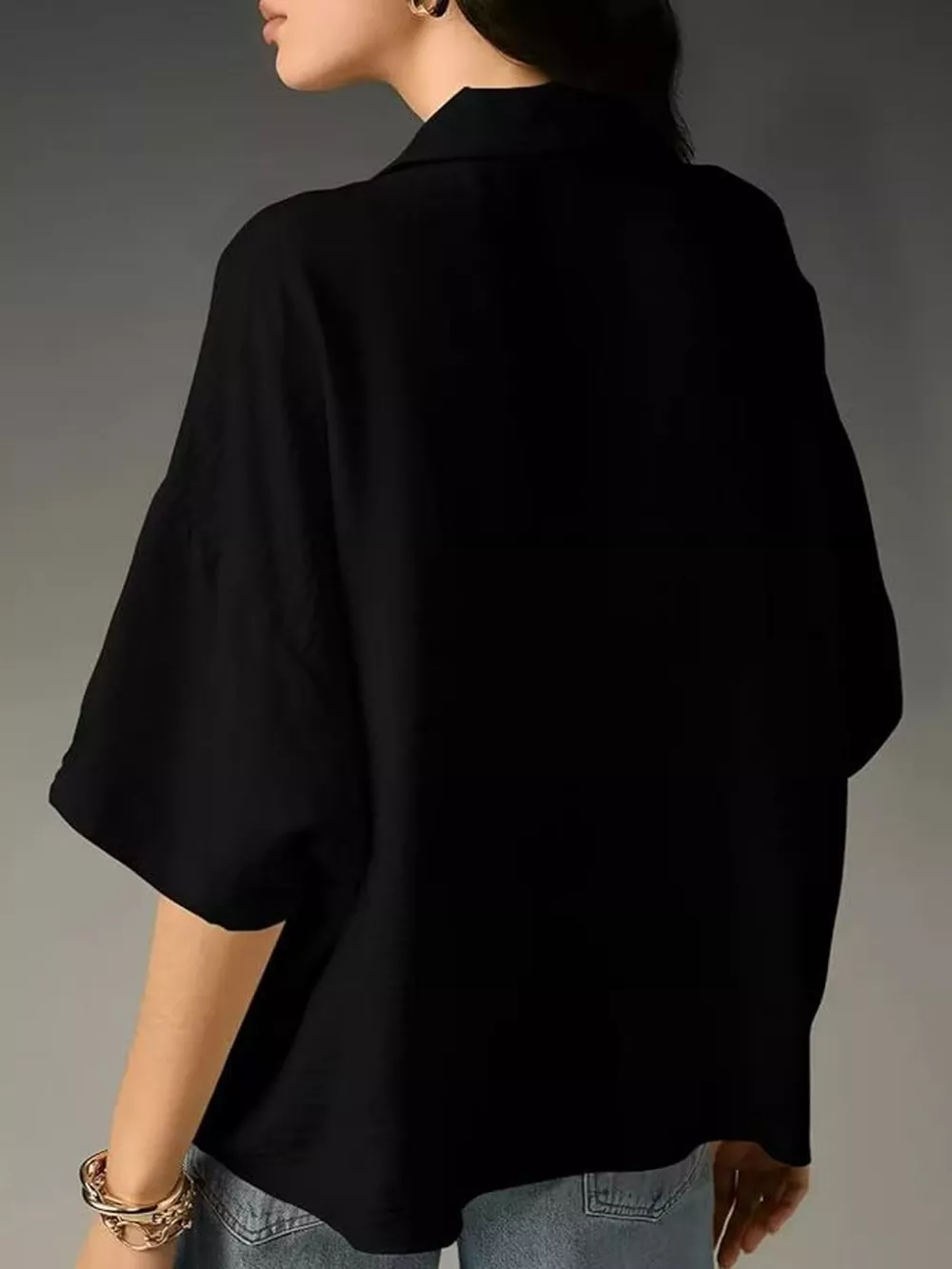 Half Sleeve Oversized Blouse, image 11