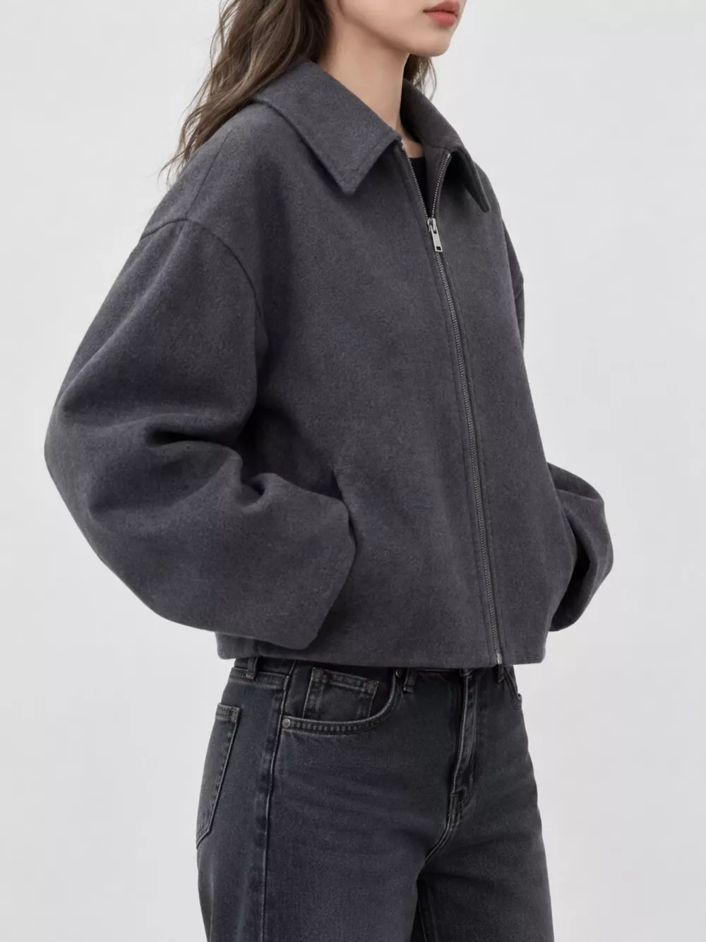 Zip Up Cropped Jacket, image 10