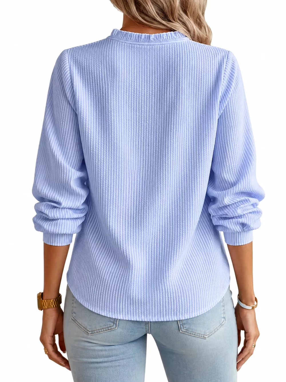 Ruffled Button Down Shirt, image 13