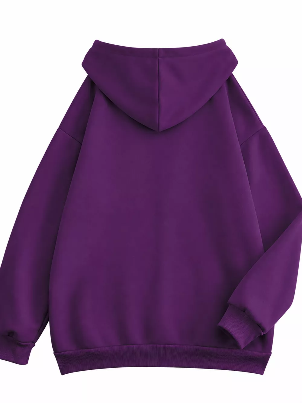 Full Size Oversized Solid Zip-Up Hoodie with Drawstring Plus Size, image 63