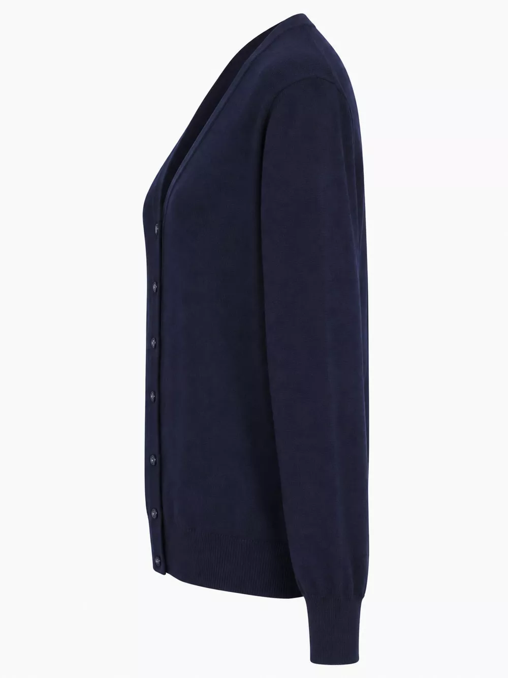 Classic V-Neck Button-Down Knit Cardigan, image 32