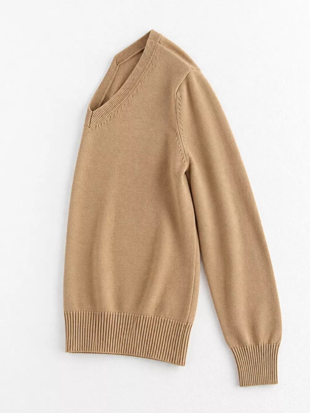 Full Size V-Neck Long Sleeve Sweater Plus Size, image 28