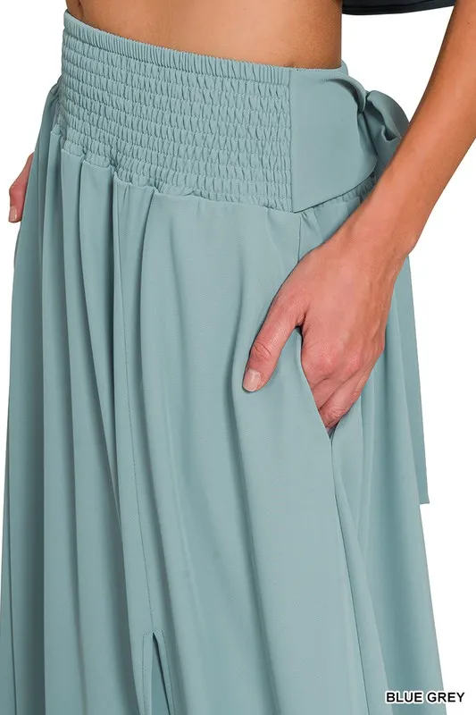 Heavy Woven Span Crop Tee & Skirt Set, image 5