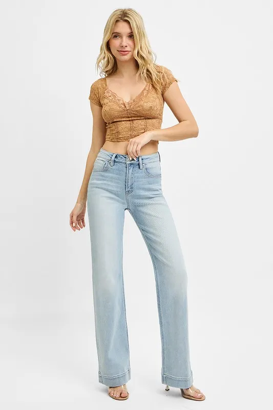 Full Size Run High Rise Straight Jeans, image 6