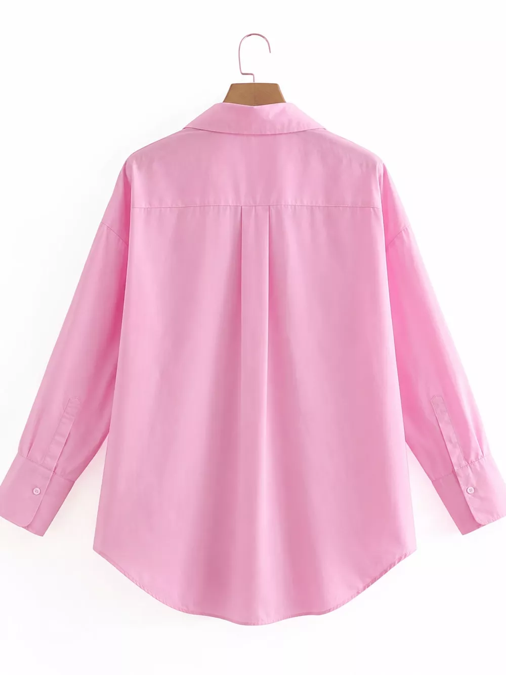 Full Size Oversized Button-Down Long Sleeve Shirt Plus Size, image 13