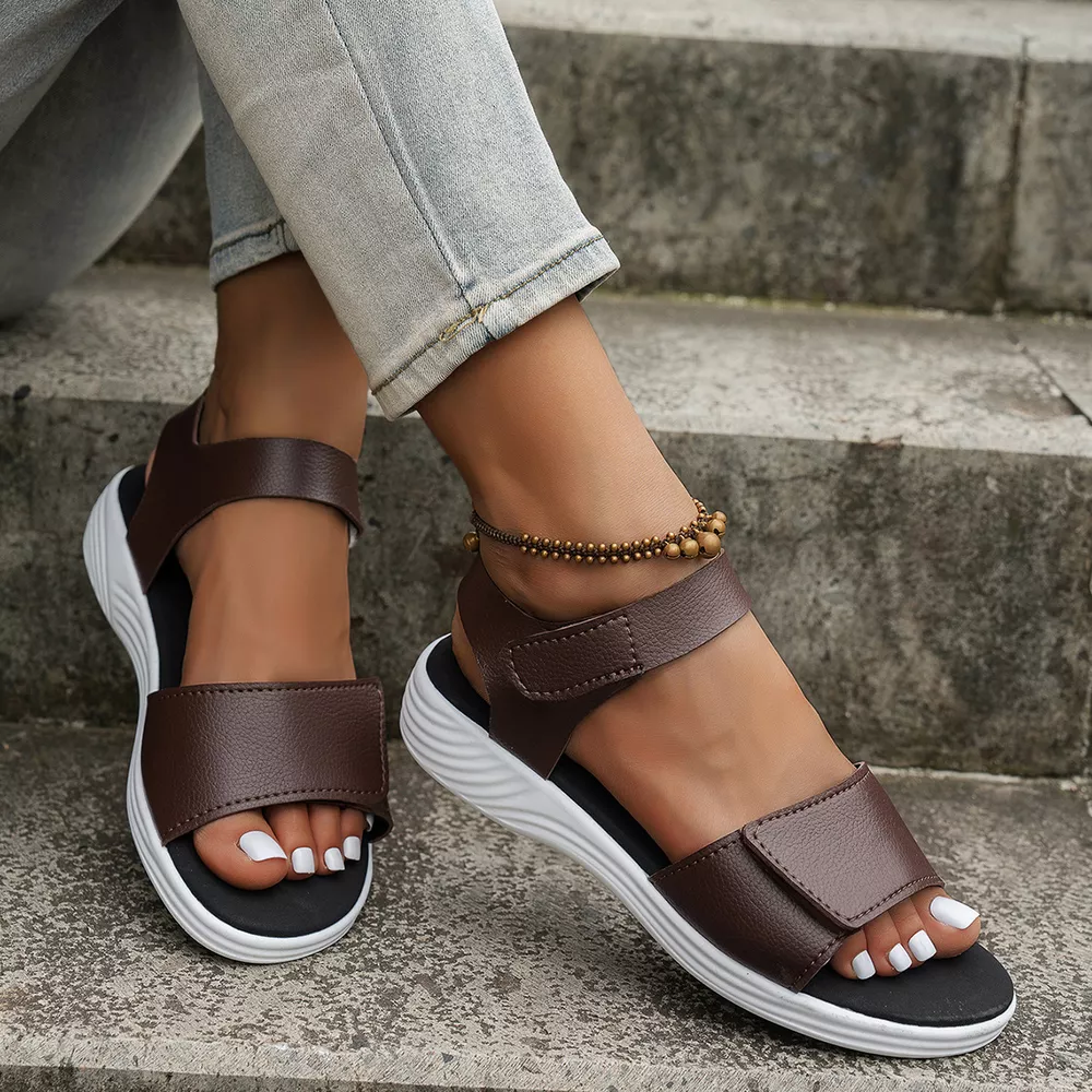 Open Toe Flats Sandals, image 2