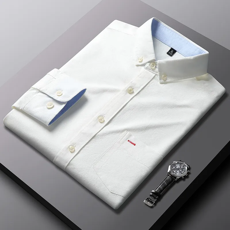 Men's Plus Size Button Down Long Sleeve Shirt, image 2