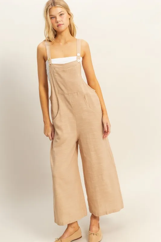Textured Wide Leg Overall, image 4