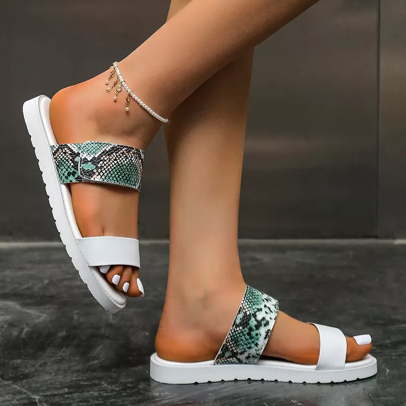 Open Toe Flats Sandals, image 12