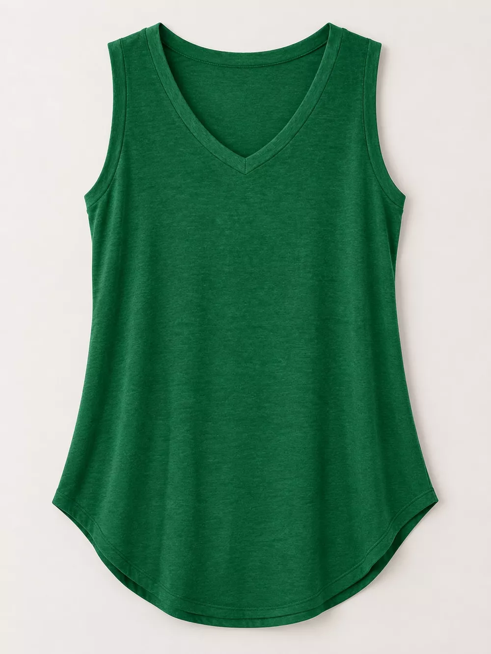 V-Neck Casual Loose Fit Tank Top, image 10