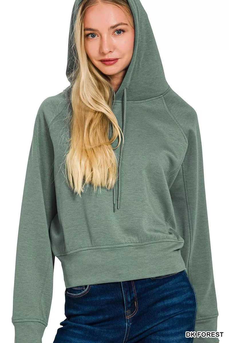 Drawstring Scuba Hoodie, image 2