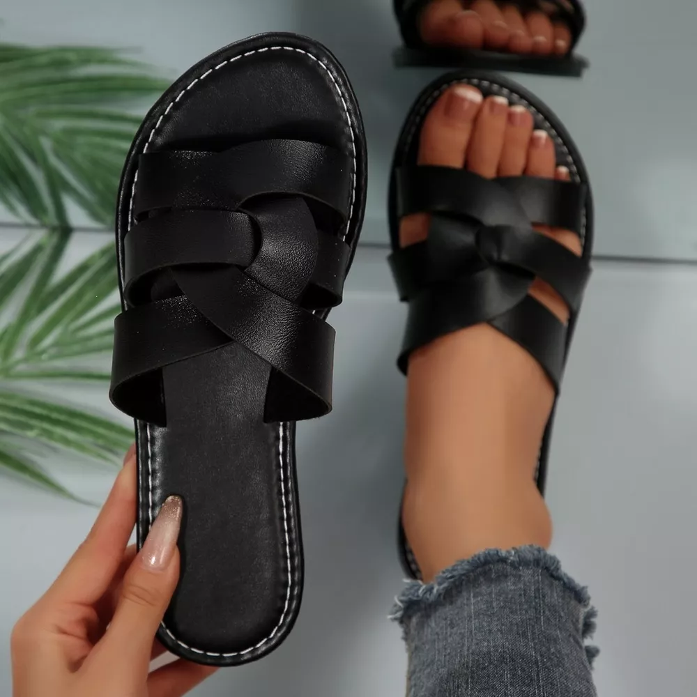 Open Toe Flats Sandals, image 4