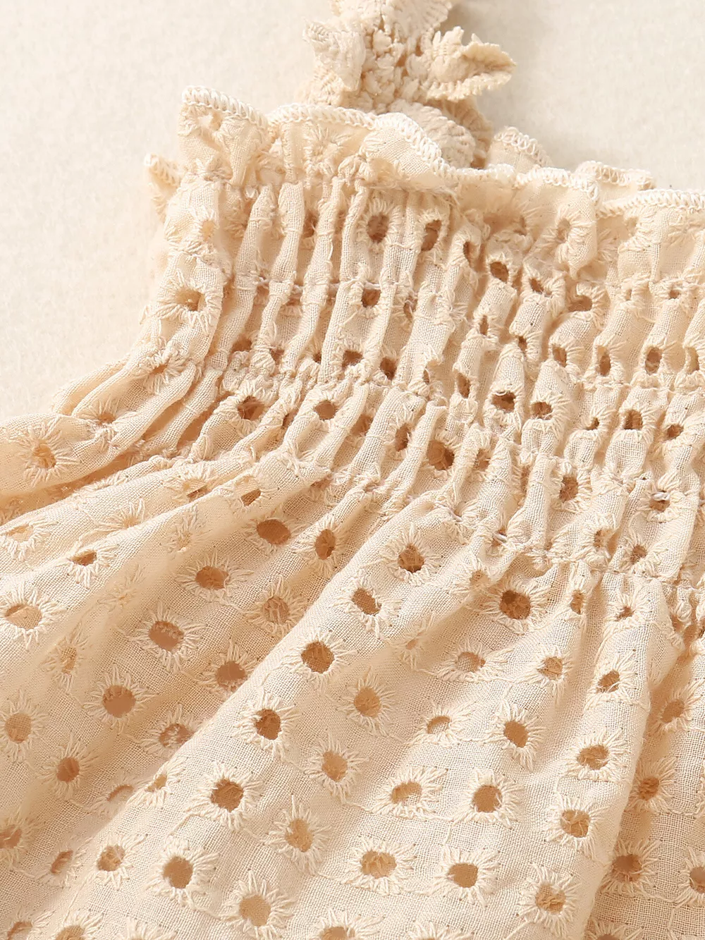 Children's Eyelet Smocked Tank Top and Ruffled Bloomers Set, image 11