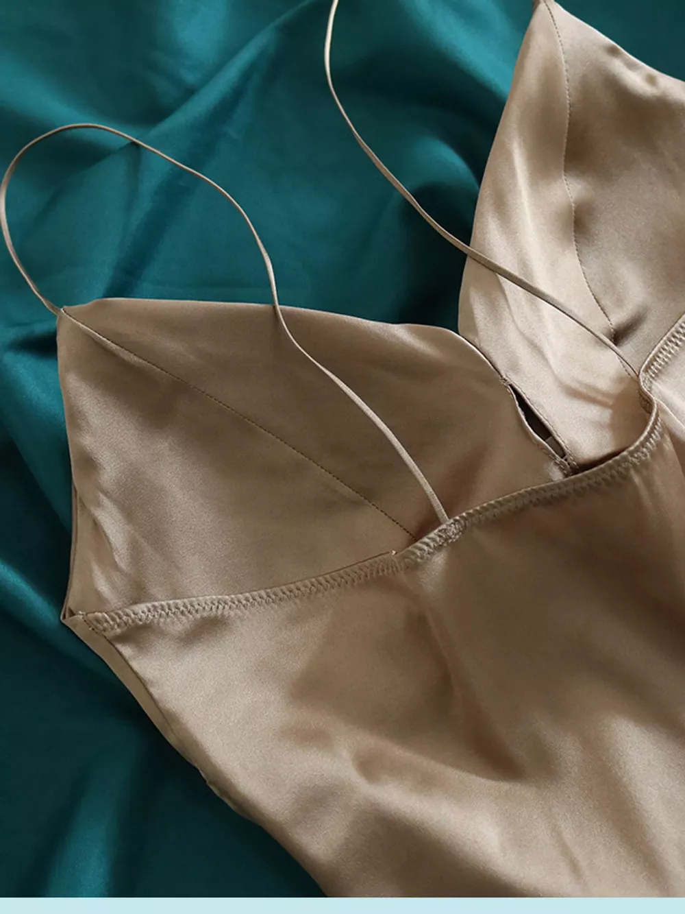 Satin V-Neck Cami, image 18