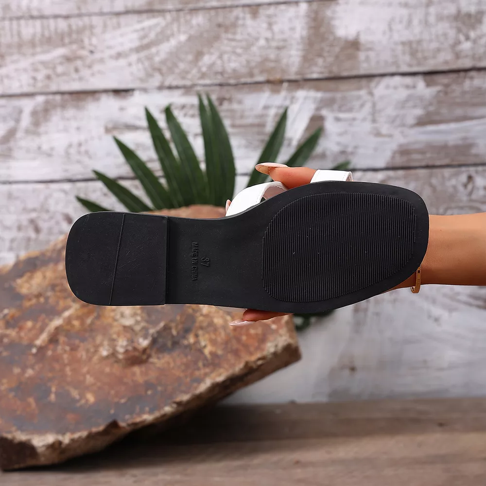 Open Toe Flats Sandals, image 11