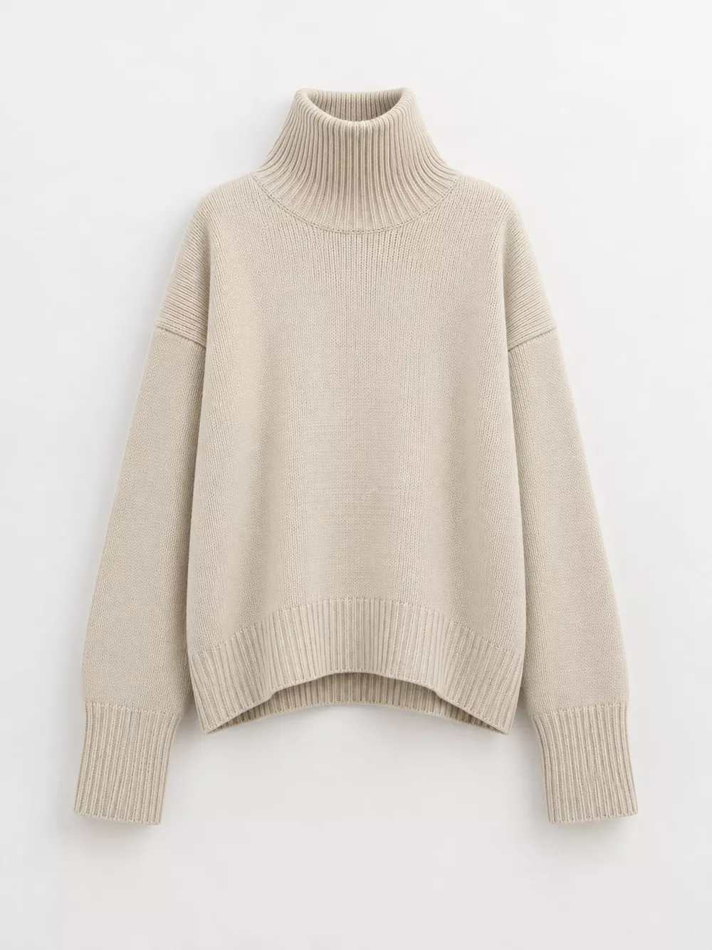 Oversized Turtleneck Wool Sweater, image 22