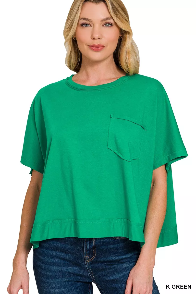 Exposed Seam Boxy Top, image 3